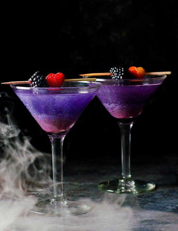 Spooky Halloween Lavender Cocktail – Lavish Hill Farms