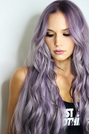 18 Beautiful Lavender Hair Inspiration Images